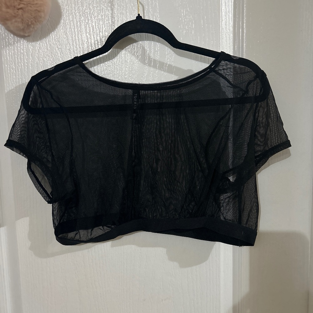 Mesh crop top